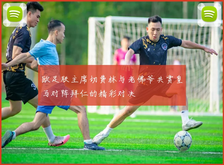 欧足联主席切费林与老佛爷共赏皇马对阵拜仁的精彩对决